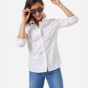 J.McLaughlin Ermine white blouse!